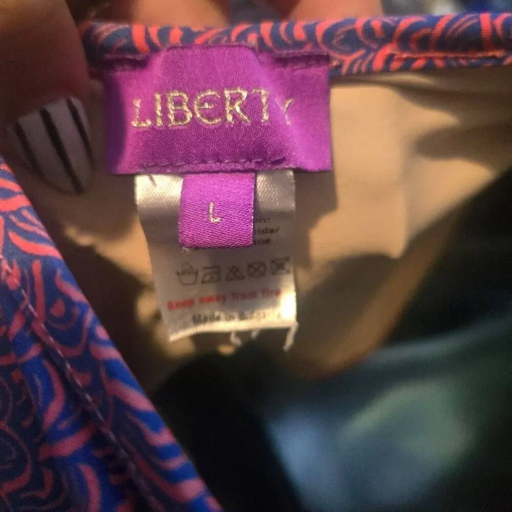 Liberty HIgh Dive Read Between the Coastlines Swimsuit Size Large